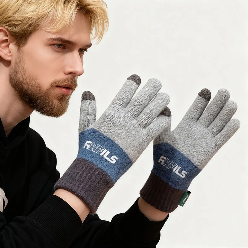 Winter Verdicken Warme Handschuhe Für Frauen Studenten Nette Sonnenblume Gestrickte Touchscreen Handschuhe Mädchen Im Freien Reiten Skifahren Handschuhe Neue