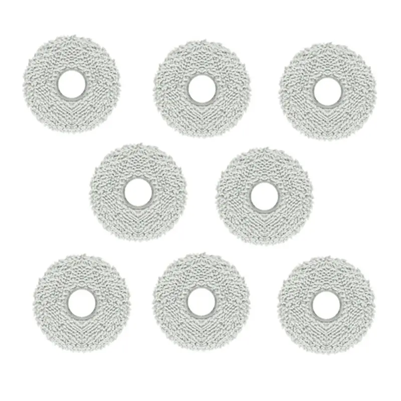 HOT! 8Pcs for Debot / T20 Pro / X1 OMNI / T10 Omni / Robotic Vacuum Cleaner Mop Cloth Accessory Spare Part