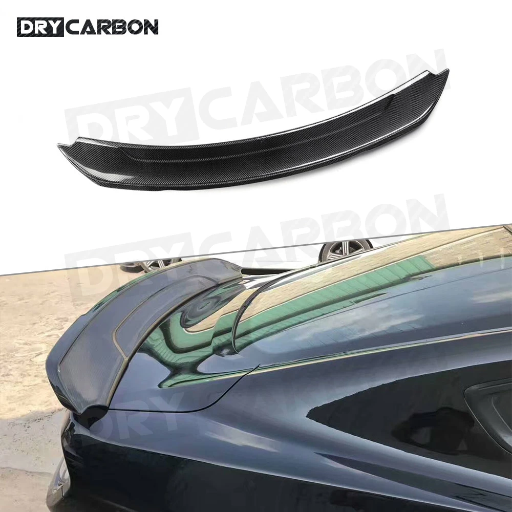 

Carbon Fiber Car Rear Boot Spoiler Wings for Ford Mustang GT V8 V6 Coupe GT350 Style Spoiler 2015-2018 FRP Car Bodykit Spoiler