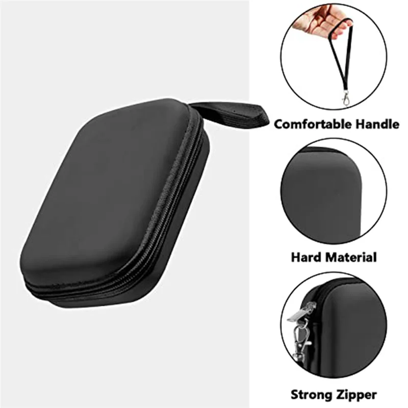 Phomemo D30 D35/JADENS D11/Memoking 多機能ポータブルブラックバーコードラベルマシン収納袋、