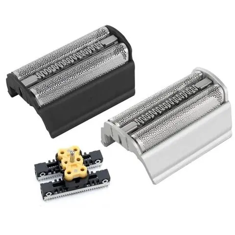Foil Screen & 31B 31S Razor Head, cutter Blade Fit with Braun old series 3 350 360 370 380 390CC Electric Shaver