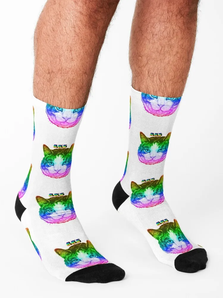 Rainbow Kitten Surprise Kitty Socks hiphop new in's Lots set Boy Child Socks Women's