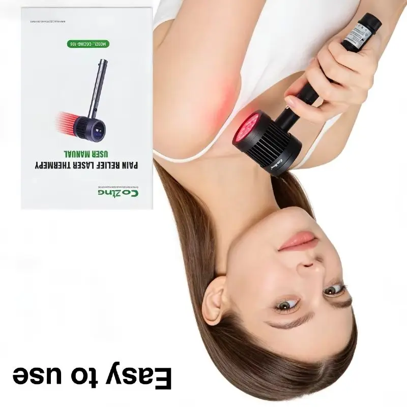 808nm Deep Tissue Laser Massager 5W 1295mw, Professional Handheld Device for Knee Arthritis Tennis Elbow Tendonitis Pain Care