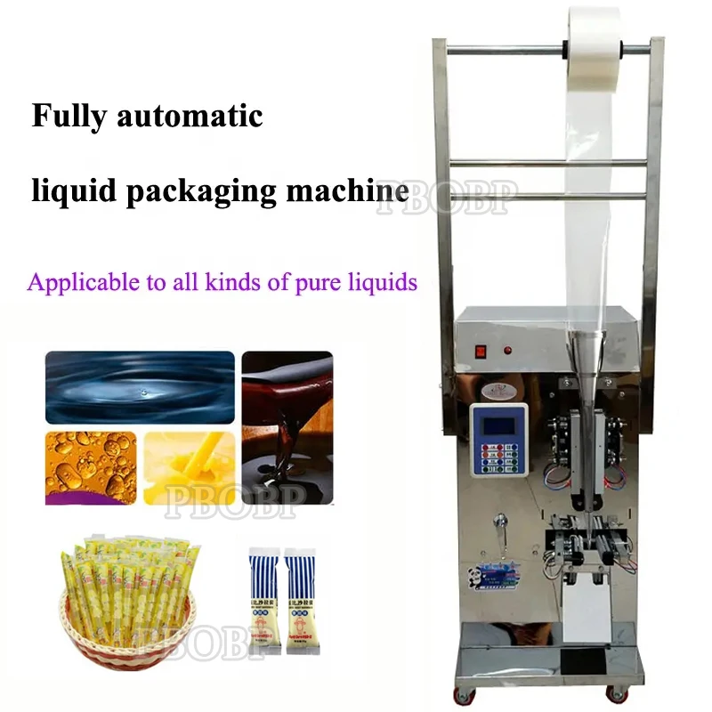 PBOBP Automatic Liquid Packing Machine For Soy Sauce Milk Seasoning Water Ice Bag Filling Packaging Machine