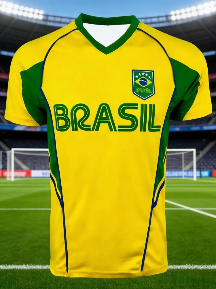 Brazil National Soccer Team Sports Jersey