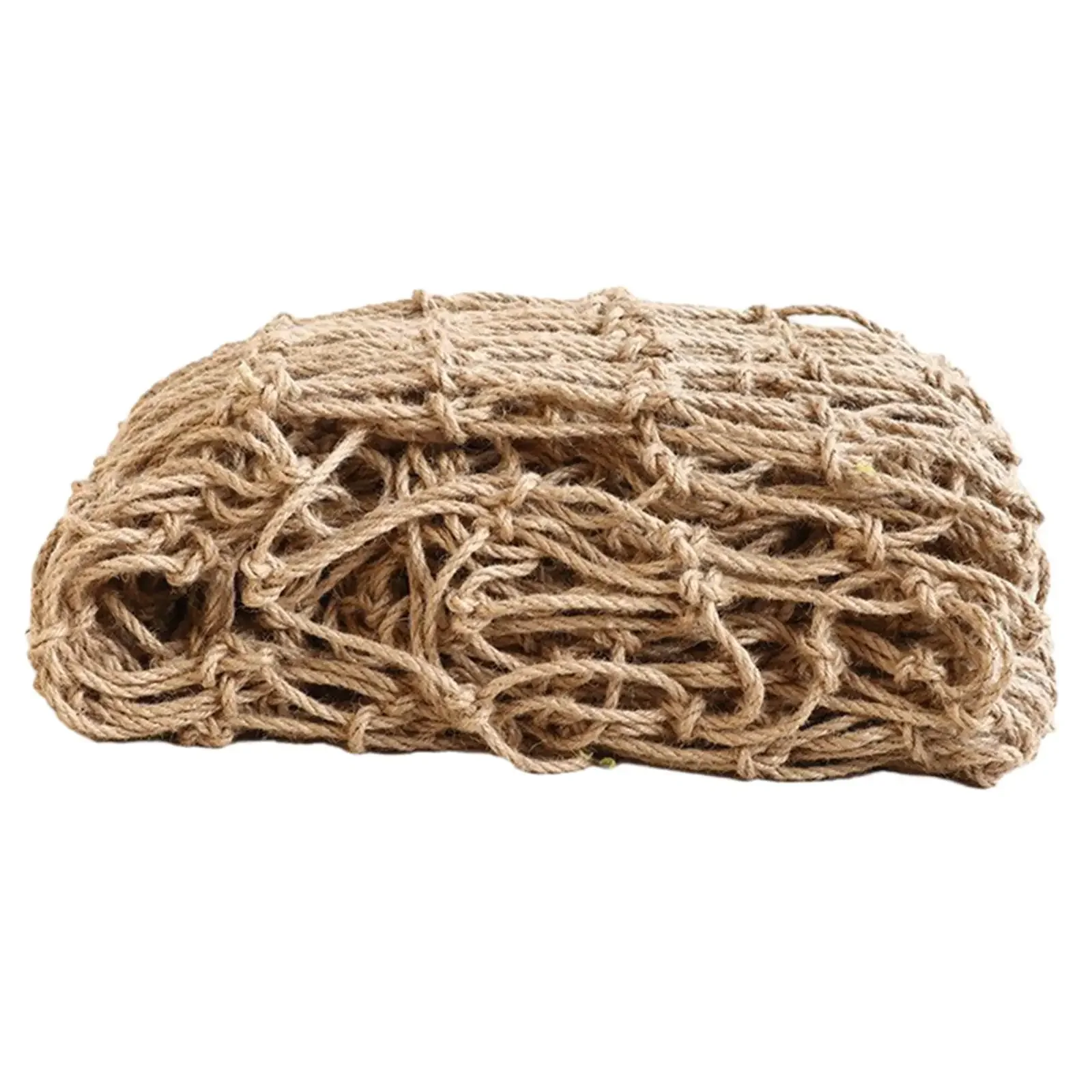 Plant Support Netting 3mm Decoration Multi Use Hemp Ropes Net Trellis Jute Net Mesh for Grape Bean Cucumber Fruit Vegetables
