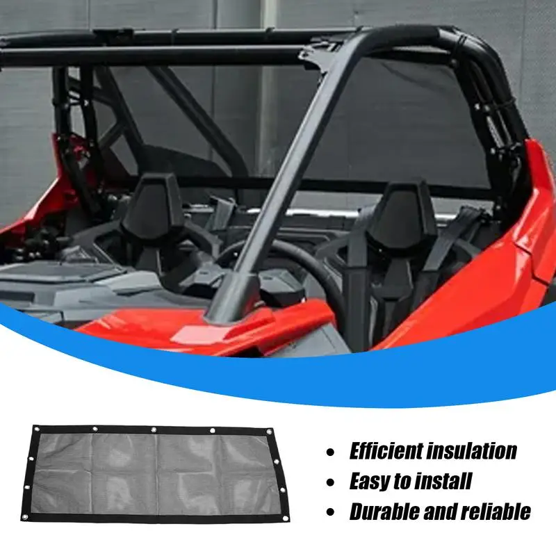 Car Top Of Windshield Sunshade Roof Sunblock Mesh Efficient Heat Insulation Block UV Rays Mesh Sunshade For Car