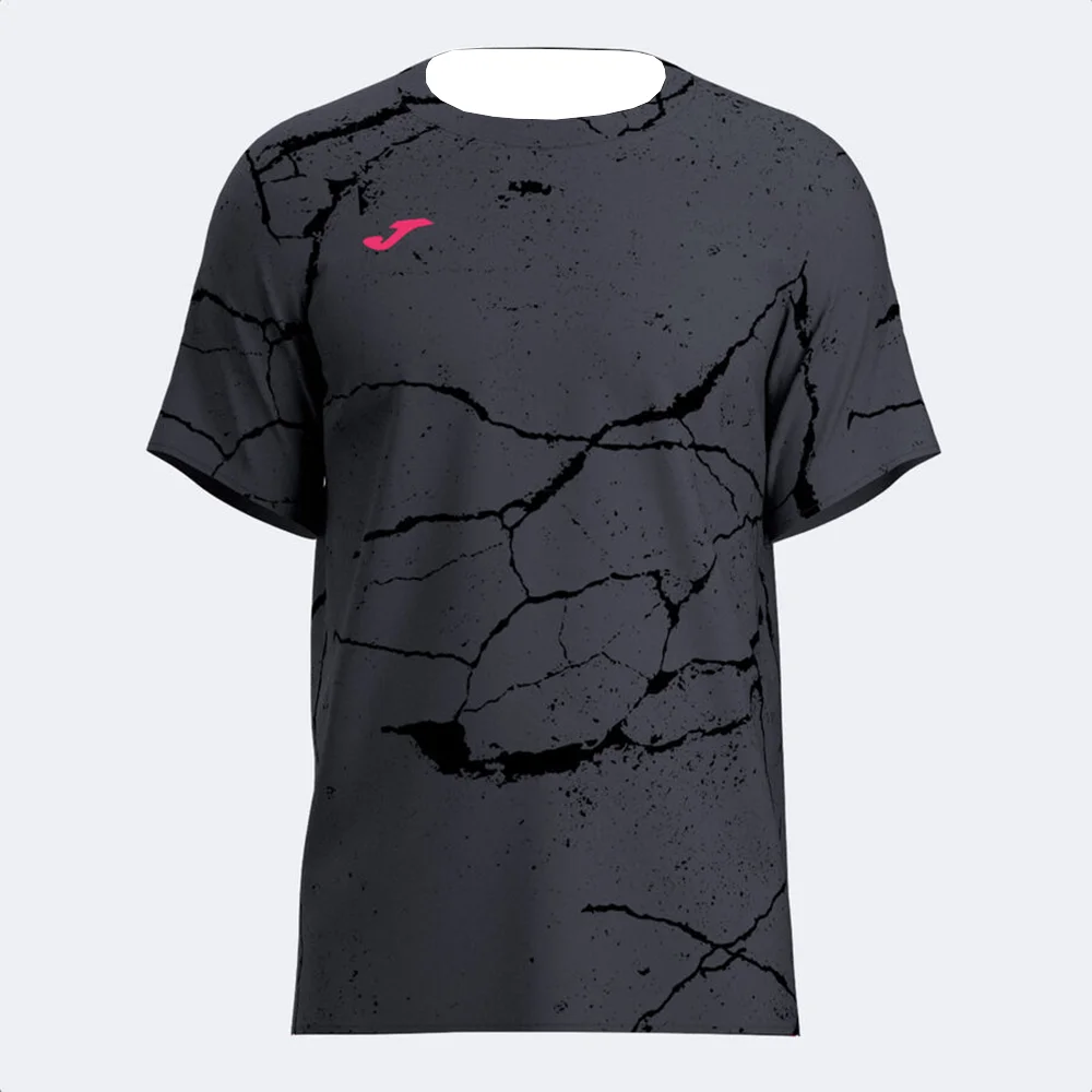 JOMA Summer Men's 3D Printed T-Shirt Loose-Fitting Breathable Quick-Drying Sports Outdoor Fitness Football Training Clothing