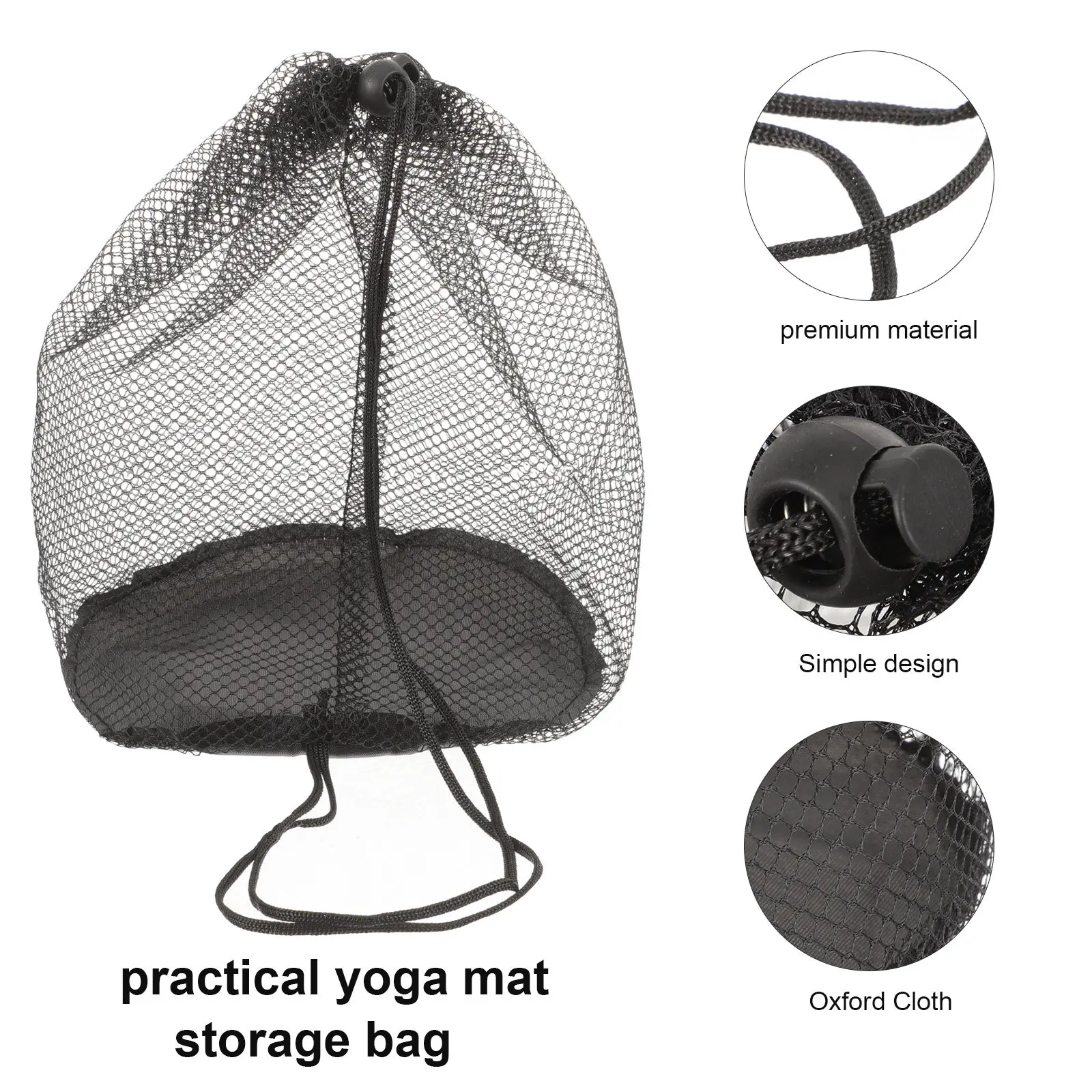 4Pcs Cone Storage Mesh Bags Drawstring Nylon Logo Disc Carrier Bags Lightweight Portable Fitness Sports Organizer