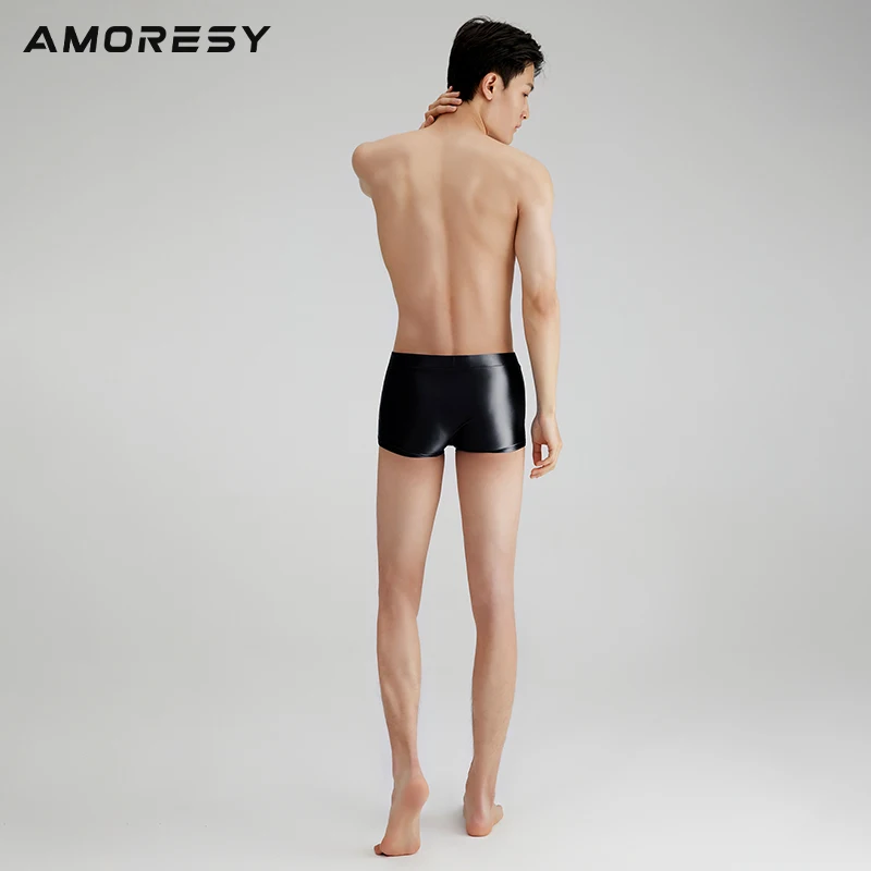 AMORESY Eros series Boxer Shorts men's breathable sports ice anti pinch hip boxer pants