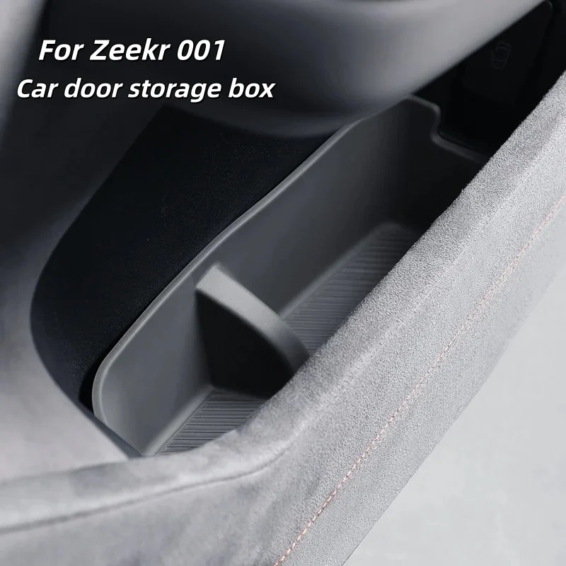 

For ZEEKR 001 2024 2025 Door Interior Decorative Panel Storage Box, Silicone Protective Cover, Automotive Supply Accessories