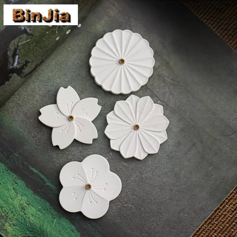 

Портативная четырехсезонная цветочная курильница для благовоний, мини-держатель для чайной церемонии, вставки для дзен, запах, ароматические инструменты для ароматерапии, принадлежности