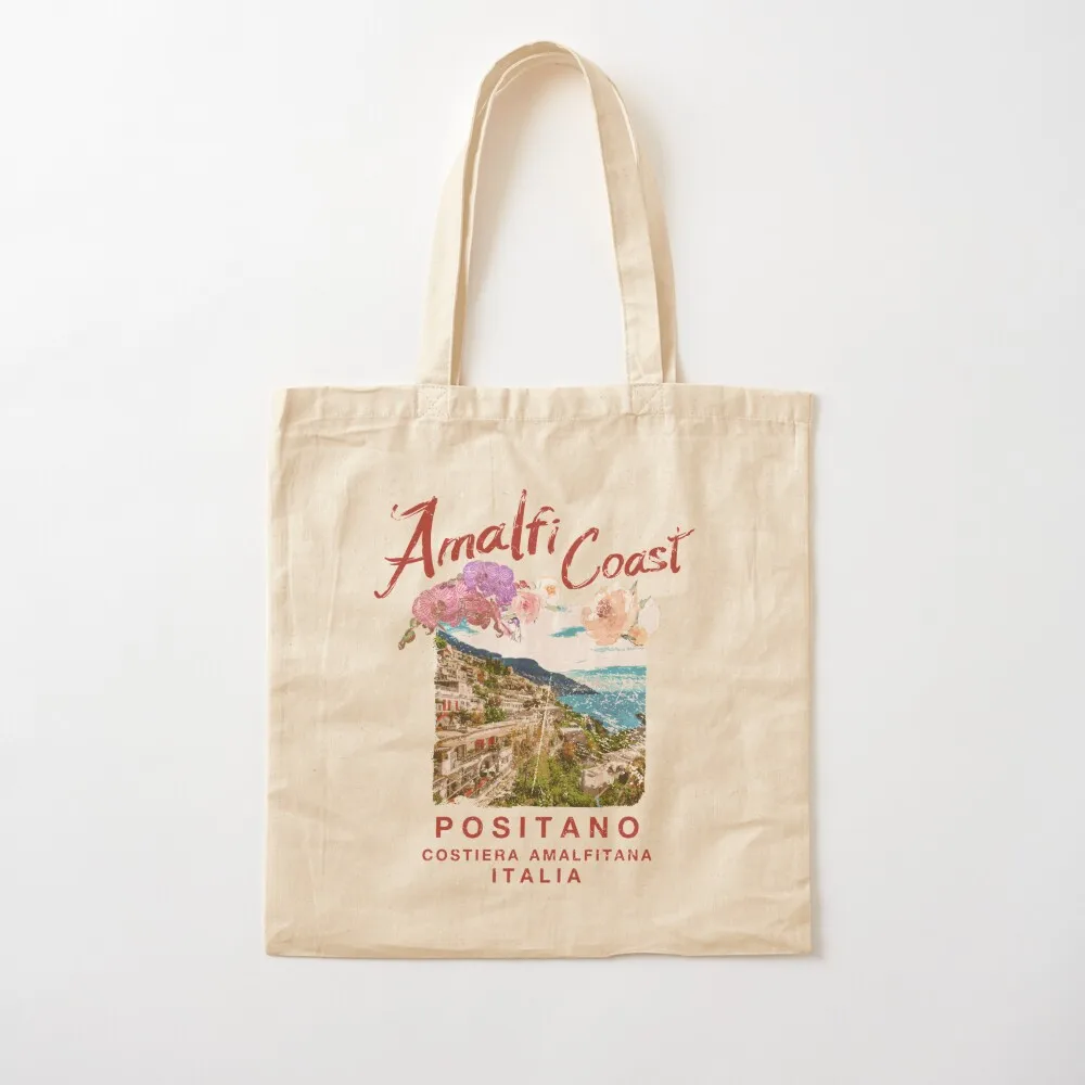 

Amalfi Coast Italy Positano ITALIA Vintage Tote Bag Women's shopper bag women bag tote screen Shopping bags Canvas Tote