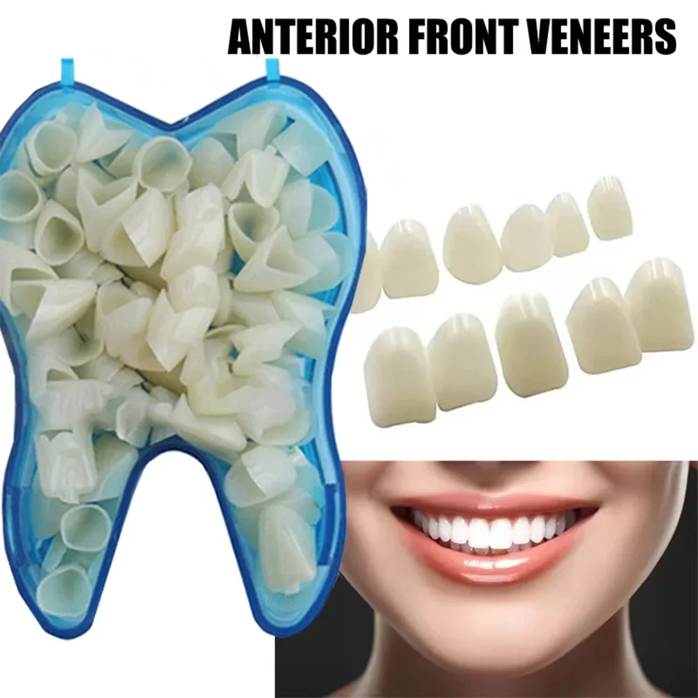 AG 50 Pcs/Box Dental Temporary Crown Kit Anterior Front Molar Posterior Teeth Veneers Dentistry Tooth Whitening Dental Tools