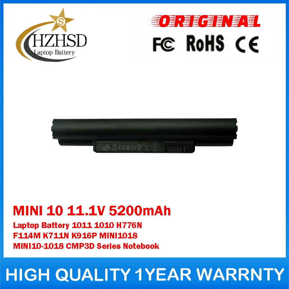 MINI 10 11.1V 5200mAh Genuine Original Laptop Battery For Dell 1011 1010 H776N F114M K711N K916P MINI1018 MINI10-1018 CMP3D