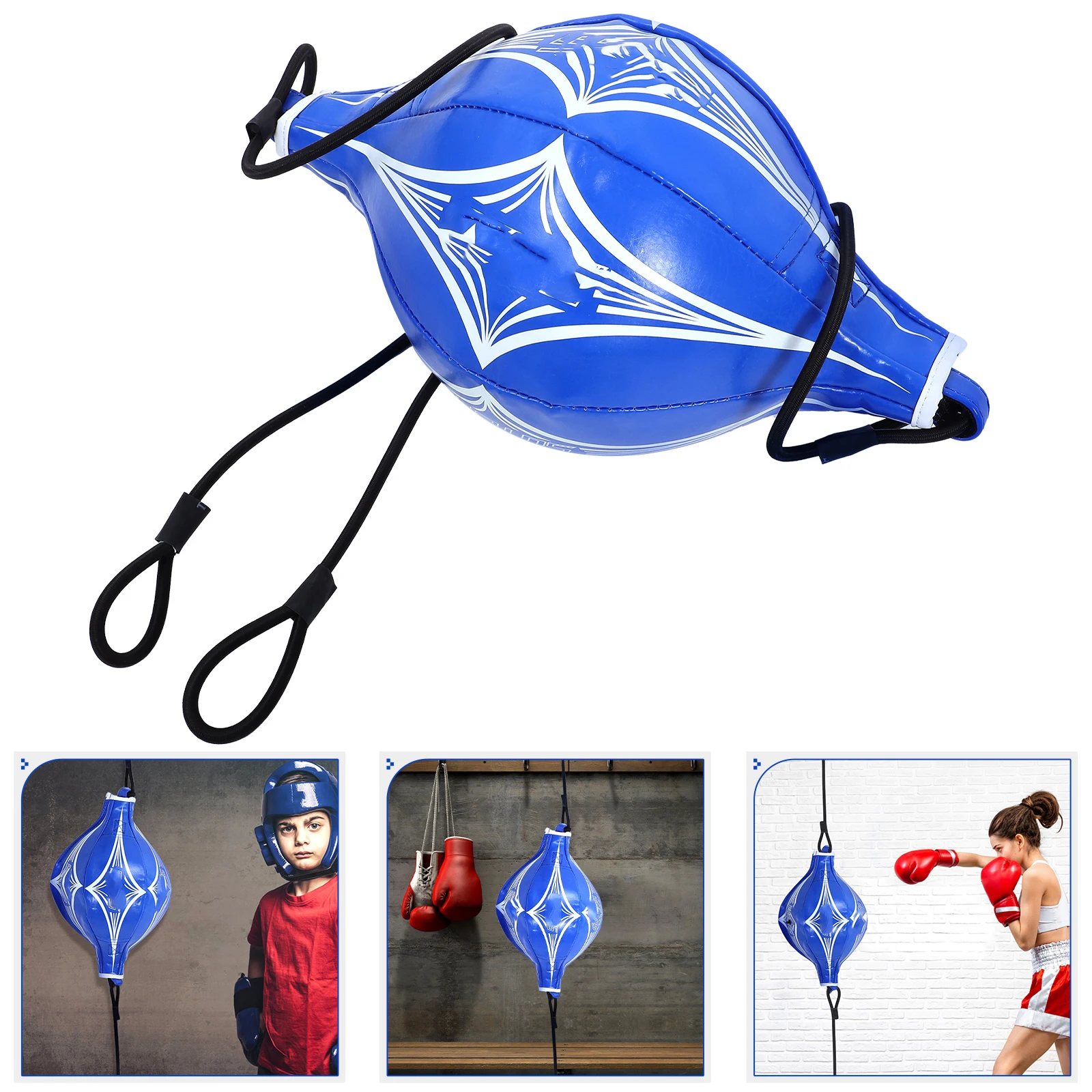 

Double End Speed Ball For Boxing Training Mma Workout Exercise Agility Punching Reinforced Seams Durable Notch Pu