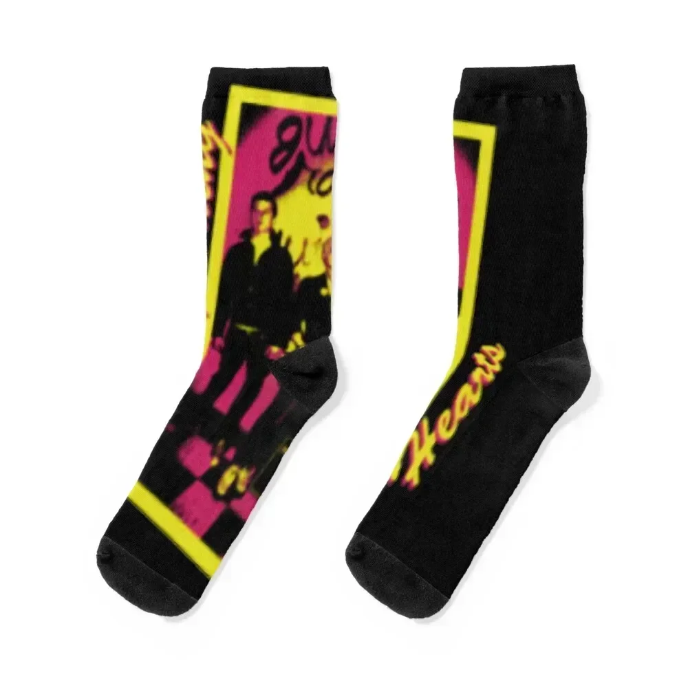 Exploding Hearts Essential Socks Antiskid soccer custom Socks Girl Men's