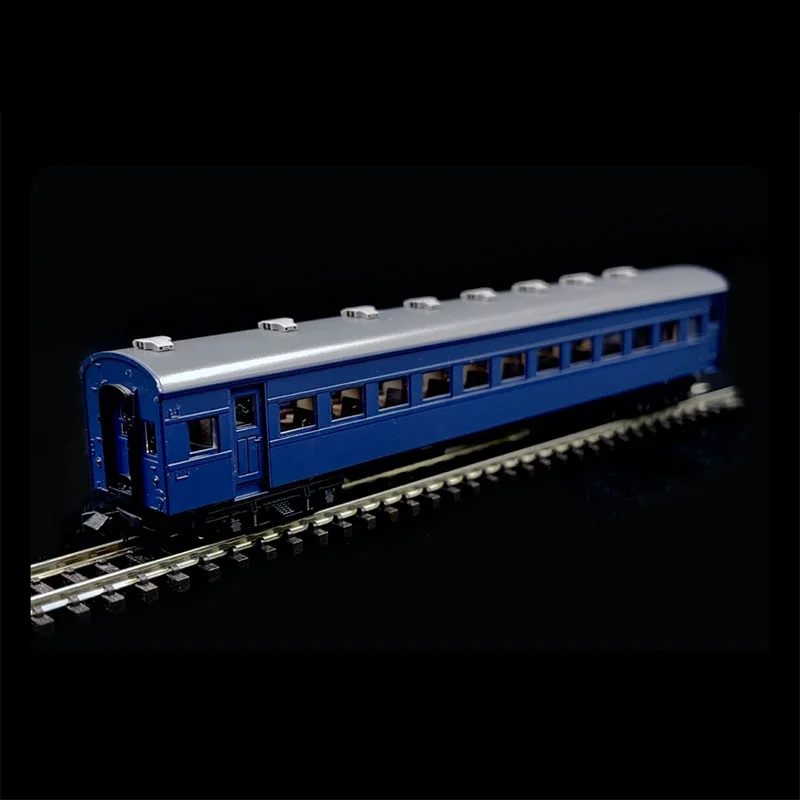 TOMIX-Modèle de train à l'échelle N, ensemble de 6 sections, voiture de rail de passager de la série 1/150, jouet bleu, 98779