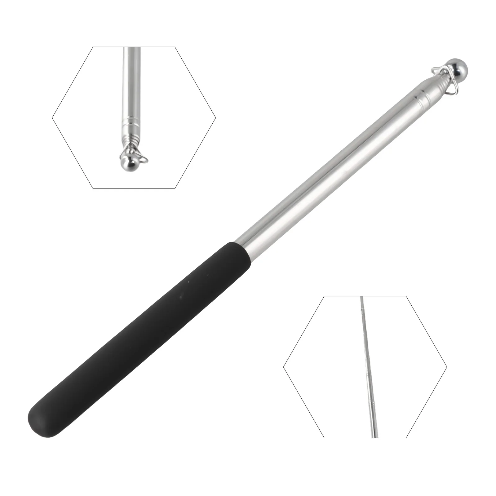 Teaching Tools School Teaching Tour Guide Teaching Retractable Function Flag Pole Flag Pole Telescopic Flagpole Guide Tool