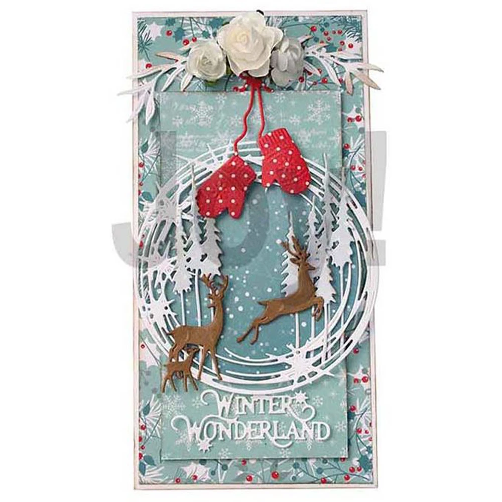 Lucky Goddess Metal Cutting Dies Tree diy Scrapbooking Photo Album Decorative Embossing Paper Card Crafts Die image 3