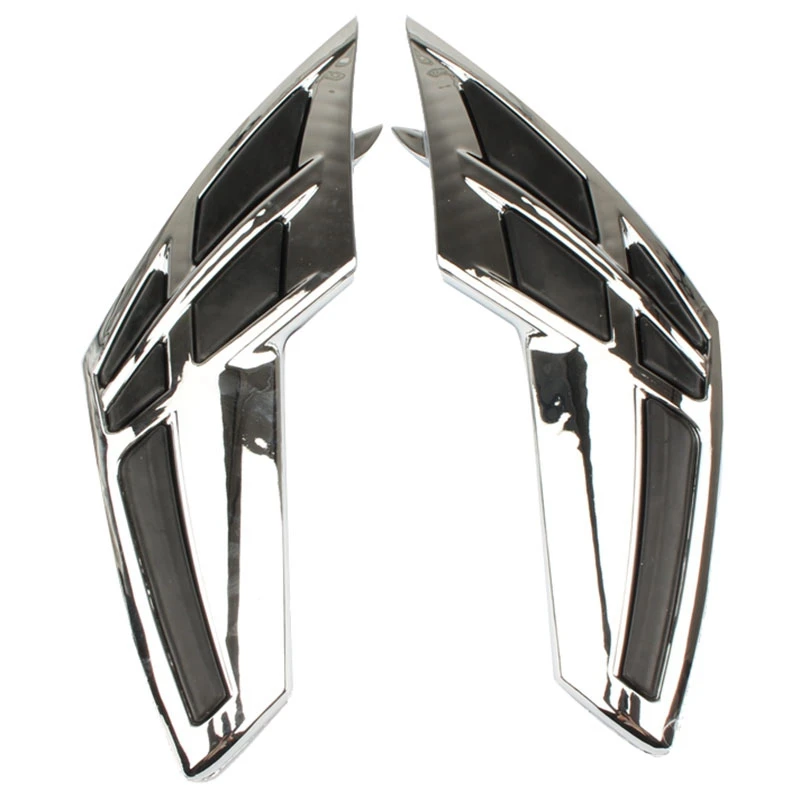 

Motorcycle Chrome Fairing Tank Trim With Pads For Honda Gold Wing Gl1800 2001-2011