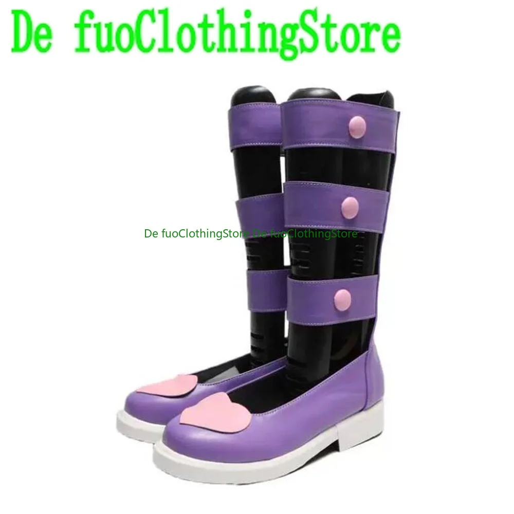 DefuoClothing Inukai Iroha Cure Friendy PreCure Cosplay Anime Jogo Rpg Adereços de festa de Halloween Sapatos Botas
