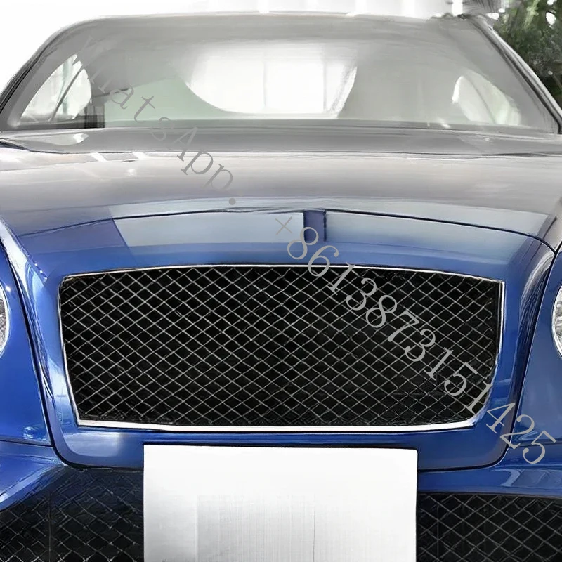 Suitable GT Front Bumper Center Grille Frame Electroplated Japanese Ventilation Mesh Accessory