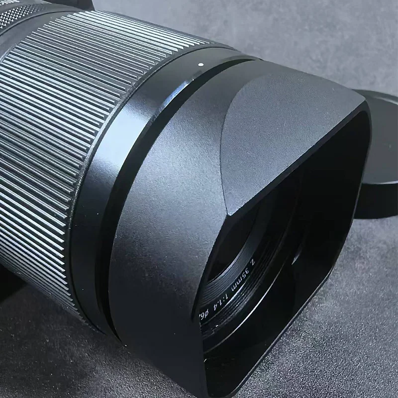 غطاء عدسة مربع من الألومنيوم لنيكون NIKKOR Z35mm F/1.4 Z50mm F1.8S مع غطاء معدني