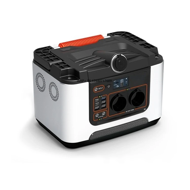 High quality outdoor 220 volt solar generator Lifepo4 110 volt 700 watt high capacity battery AC bank portable power station