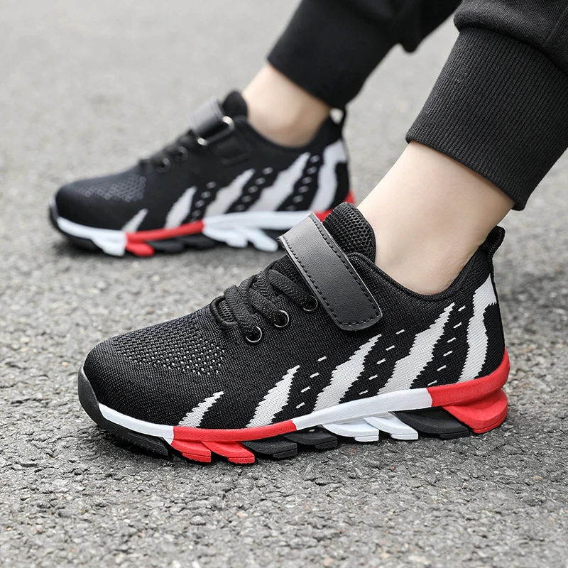 

Casual Sneakers Kids For Boys Girls 6 to 12 years old Summer Mesh Breathable Tennis fashion running shoes School Sports Shoes