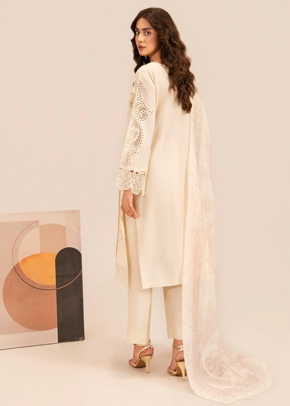 Pakistan Indian Women's 3-Piece Traditional Clothing Set Pure Cotton Ethnic Wear Comfortable Casual muslim Outfit