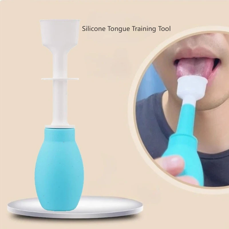 

Silicone Tongue Training Tool Tongue Suction Pull Training Tool Chewing Pronunciation Stick for Adults Kids Speech Therapy