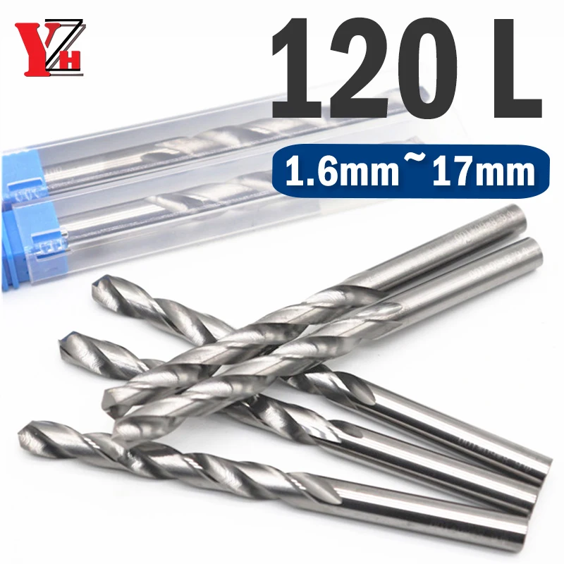

YZH 120L Спиральное сверло диаметром D1.6-D17 Биты HRC50 Сверление отверстия с прямой ручкой с ЧПУ для металла, железа, стали