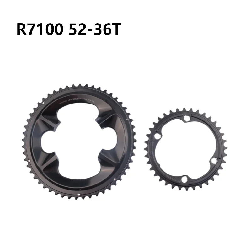 SHIMANO 105 FC R7100 Di2 Series Chainring 12 Speed 52T 36T For Road Bicycle 1 Pcs With No Box view 3