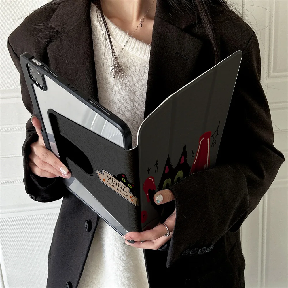 

360 ° Rotating Foldable Case to Easily Protect Your Pad: Compatible with iPad Air 6,Air 5,4,10,2024,air m3/a16 2025