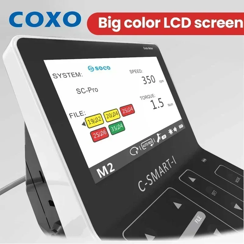 COXO C-Smart I Pro 2-в-1 сабельный эндододонтический двигатель с апекслокатором и контр-углом 16:1, оборудование для эндонтического канала