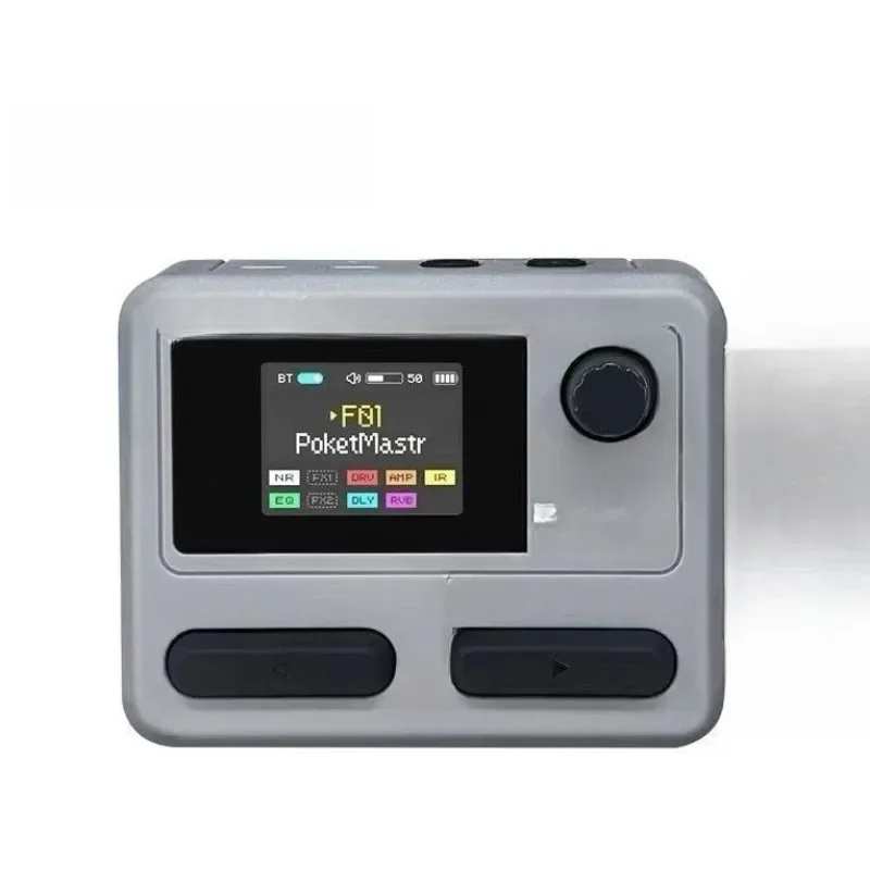 Electric guitar integrated effect device, pocket Bluetooth, sound card drum machine backing track