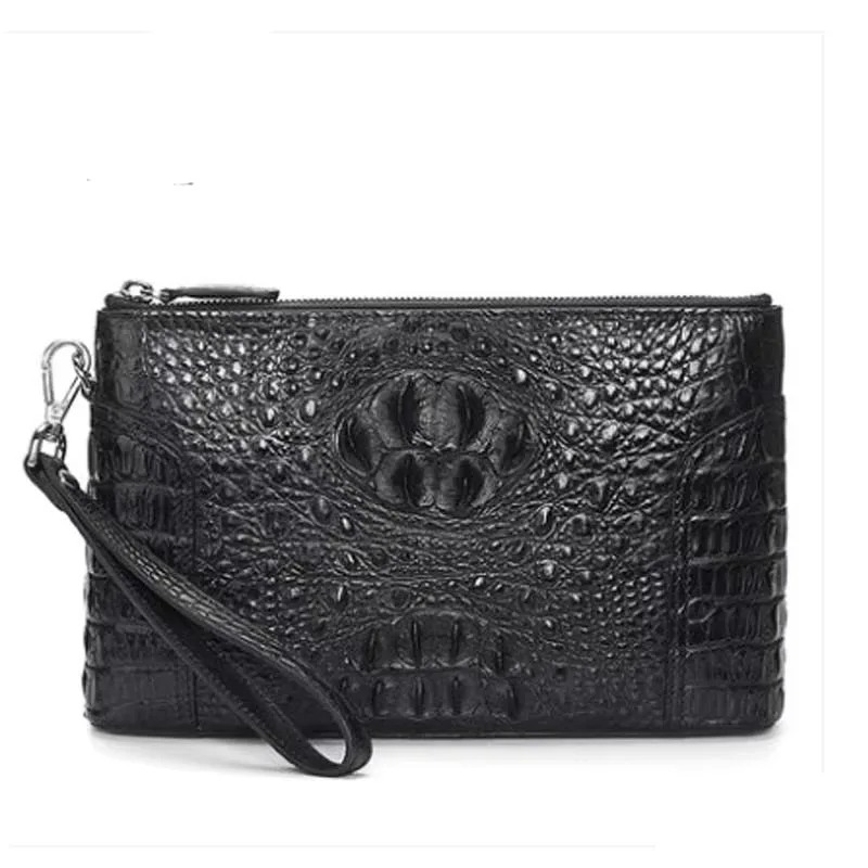 mafeimengge crocodile leather men clutch bag  male  Tide personality large capacity  handbags  fashion  male bag