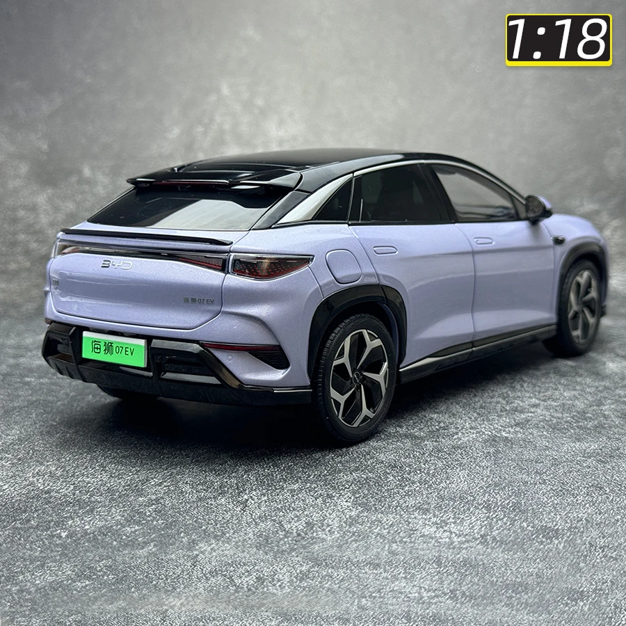 OEM 1/18 scale BYD Sea Lion 07ev Static display Metal car model Holiday gift Collection Graduation gift for boyfriend's birthday