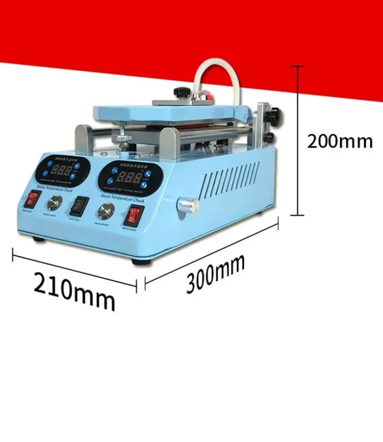 

Curved screen TBK268 frame removal machine mobile phone screen separation back cover removal