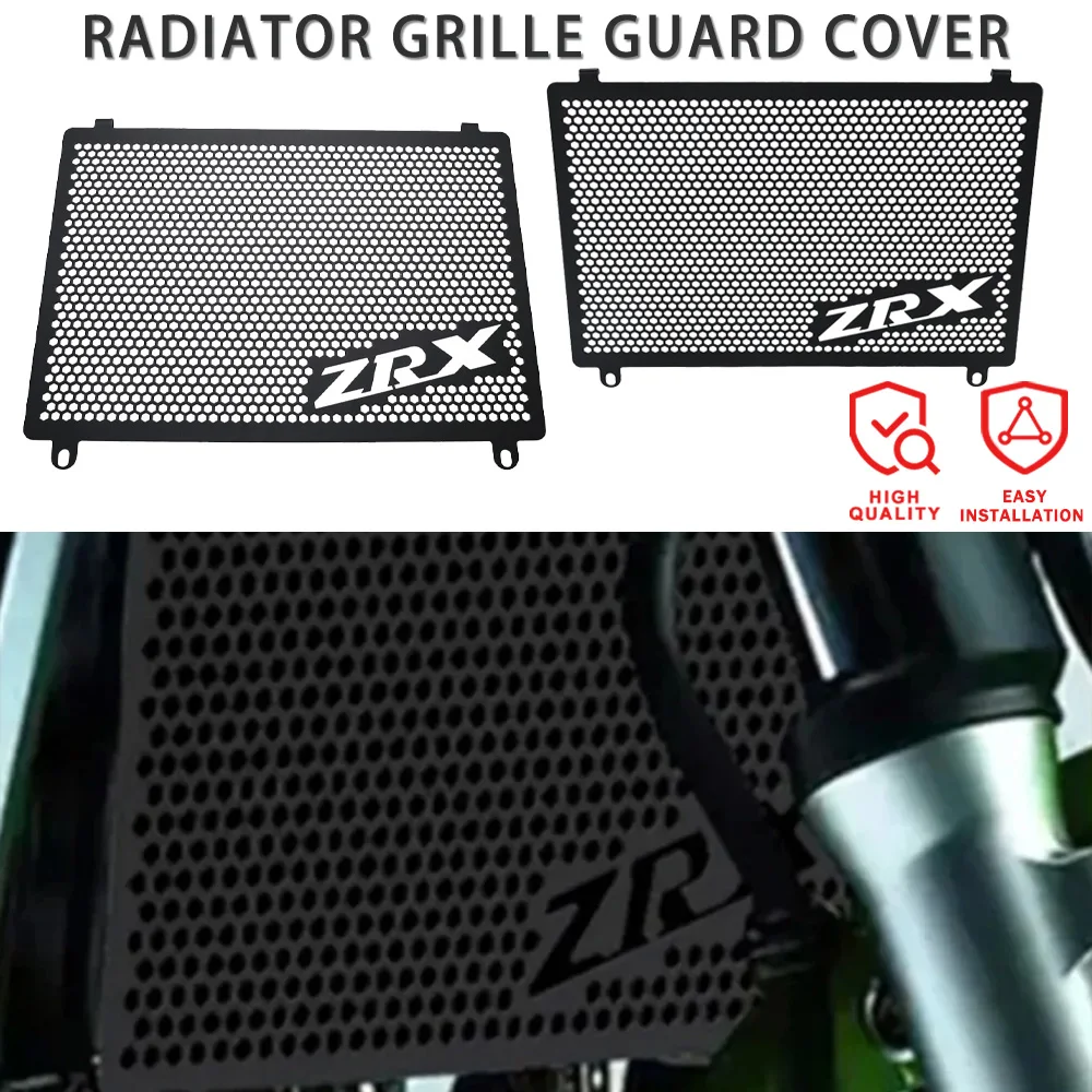 FOR Kawasaki ZRX1100 1997-2000 ZRX1200R 2001-2008 ZRX1200S 2001-2004 ZRX 1100 1200 R/S Radiator Guard Protector Cover Motorcycle