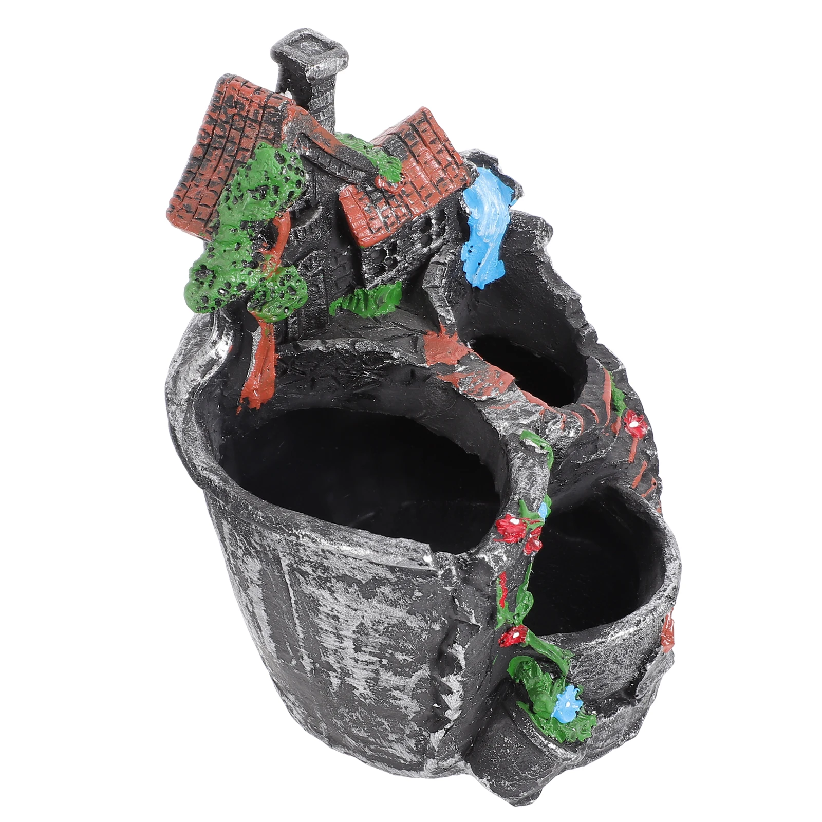 

1Pc Creative House Shaped Flowerpot Succulent Pot Decorative Planter Gardening Ornament