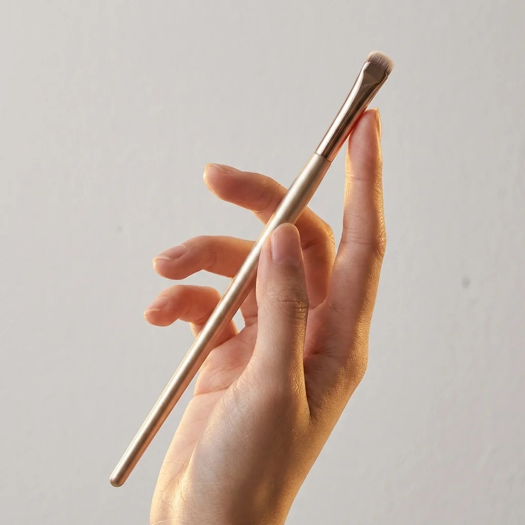 1Pc Curved Precision Eyeliner Brush Sharp Thin Small Eye Brush Aegyo Sal Eye Makeup Cosmetic Tools