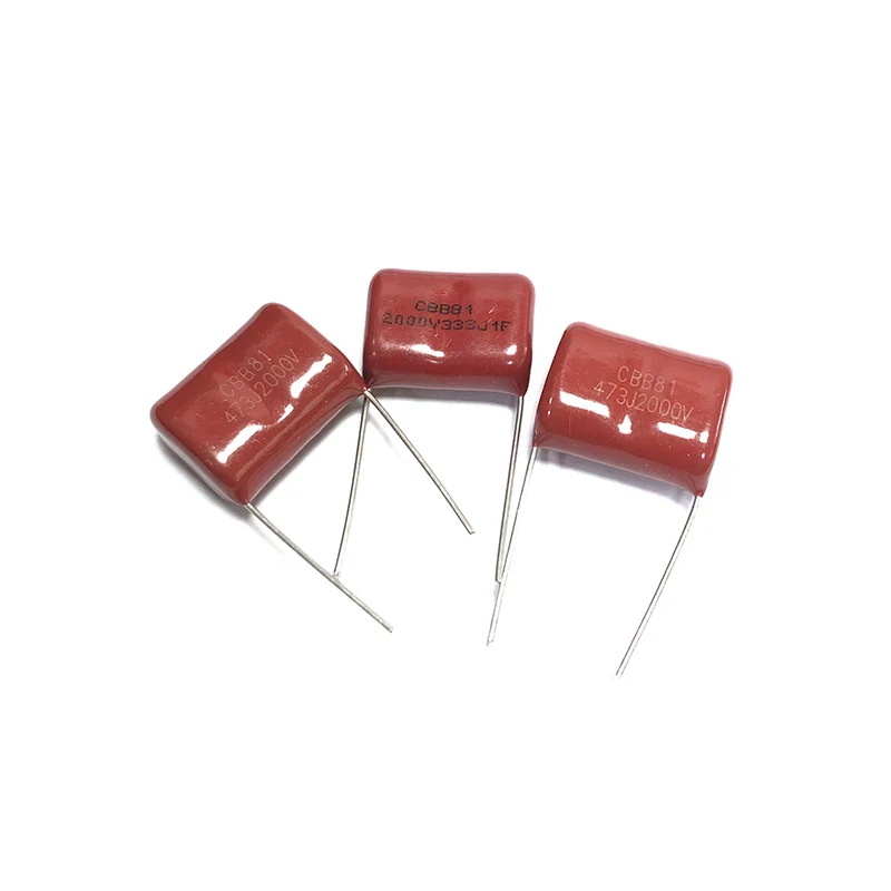 Capacitor de filme de polipropileno CBB, 2KV 102J 103J 104J 105J 152 153J 182J 183J 221J 222J 223J 272J 331J 332J 10nF 100nF