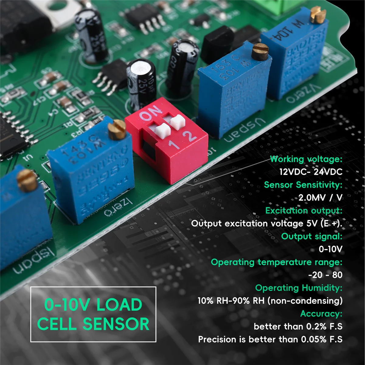 0-10V Load Cell-sensor Versterker Zender Gewichtssensor Zeldzaam