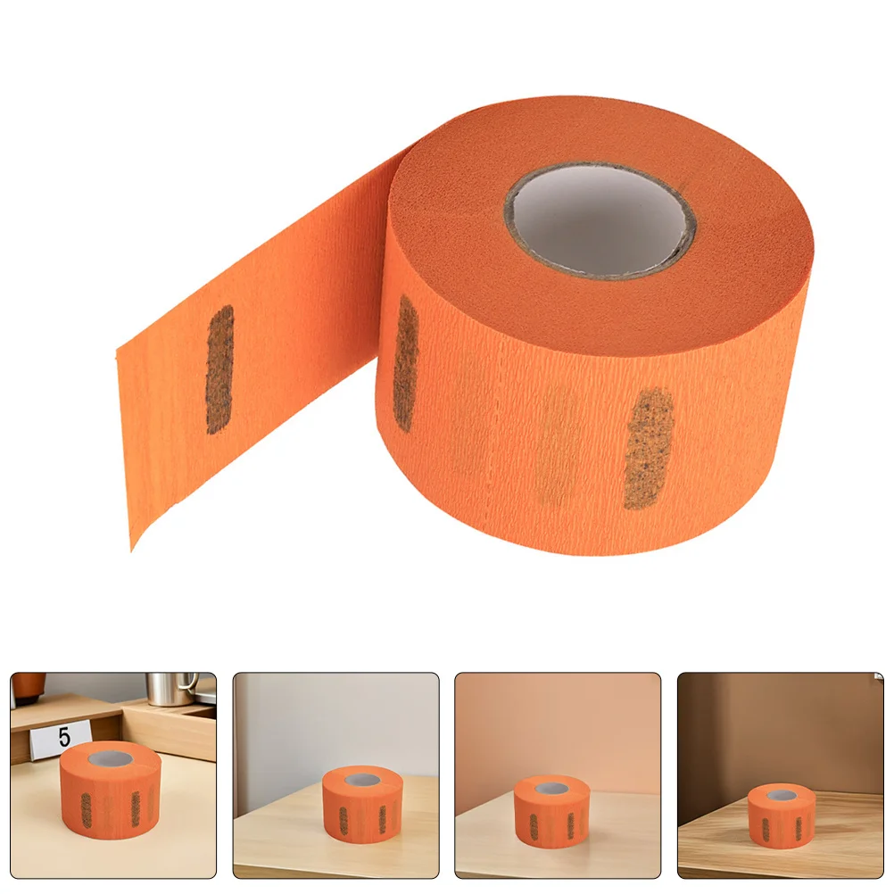 

5 Rolls Barber Neck Paper Disposable Stretchy Neck Strips for Salon Haircut Styling Hairdressing Accessory Wrap Paper for Hair
