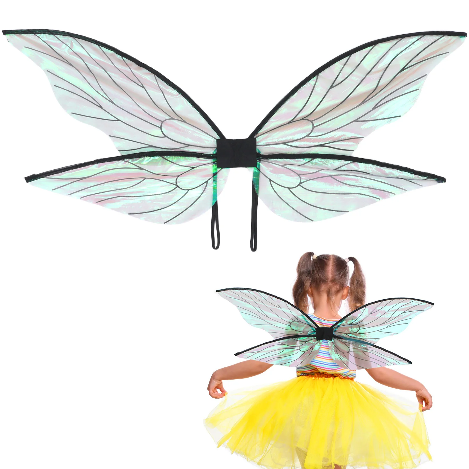 

Cicada Fairy Wings Realistic Look Decorative Cosplay Festival Party Costume Accessory Cicada Fairy Wing Cosplay