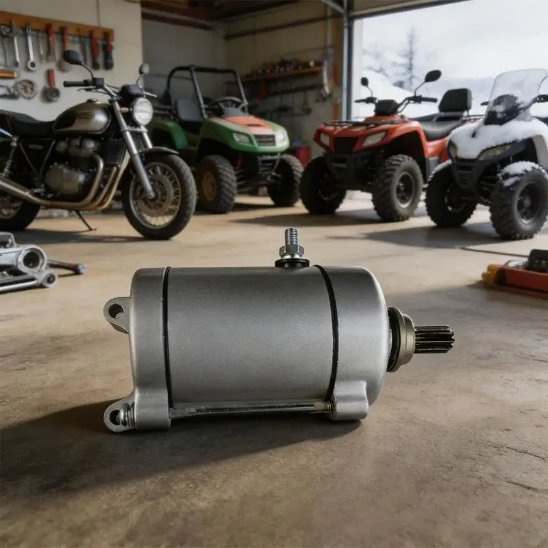 M76E Hochleistungs-Startermotor für Motorräder, Geländefahrzeuge, Rasenmäher, Schneemobile, kältebeständig – Detail 7
