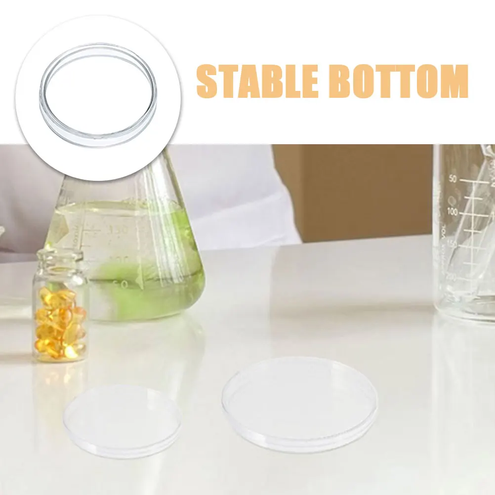 

10 Pcs Petri Dish Dishes Bulk Storage Specimen Containers Agar Dispenser