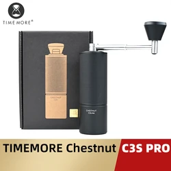 TIMEMORE Chestnut C3S Pro / C3ESP Pro Manual Coffee Grinder With Foldable Crank S2C Burr Inside Portable Hand Espresso Grinder